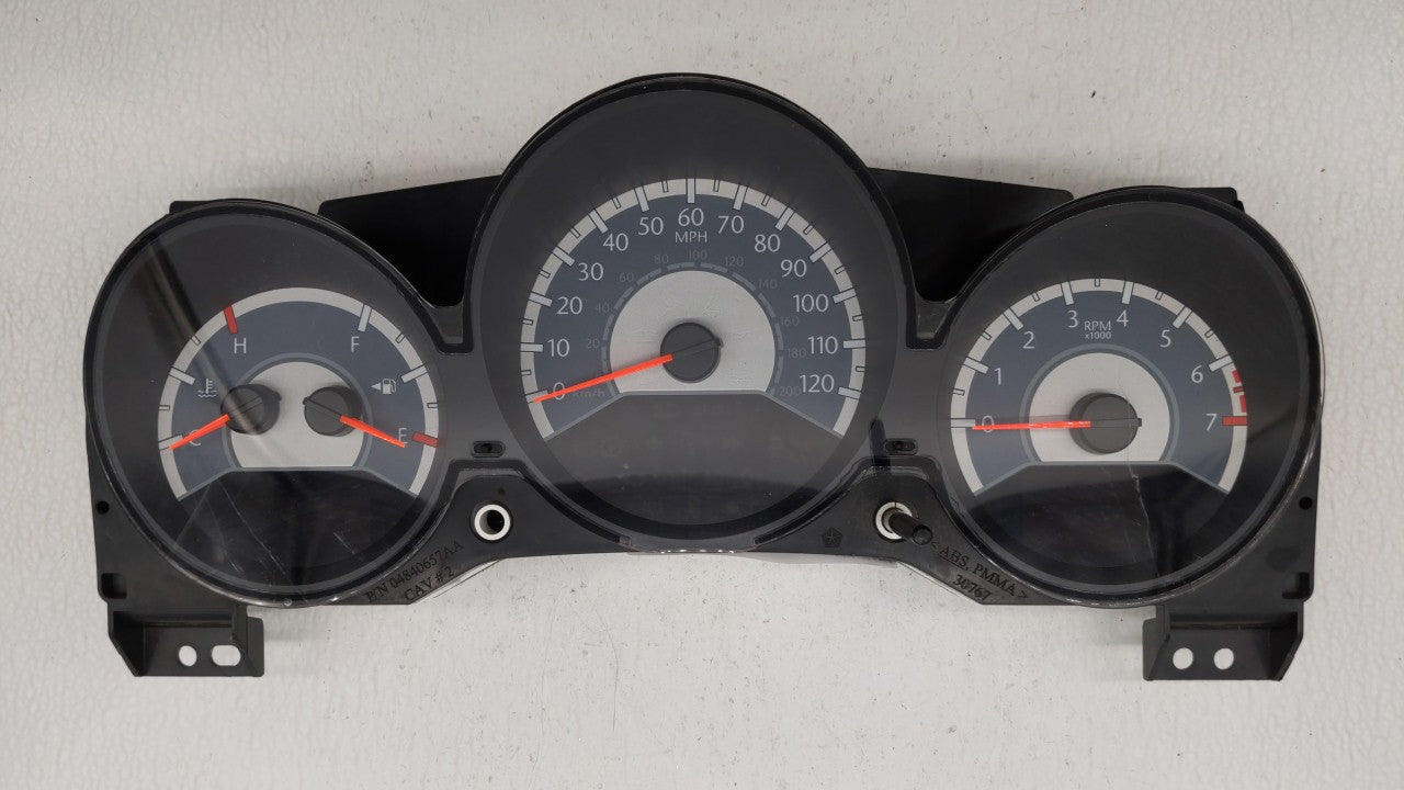 2011-2014 Chrysler 200 Instrument Cluster Speedometer Gauges P/N:P56046514AE P56046911AC, 0484659AA Fits Fits 2011 2012 2013