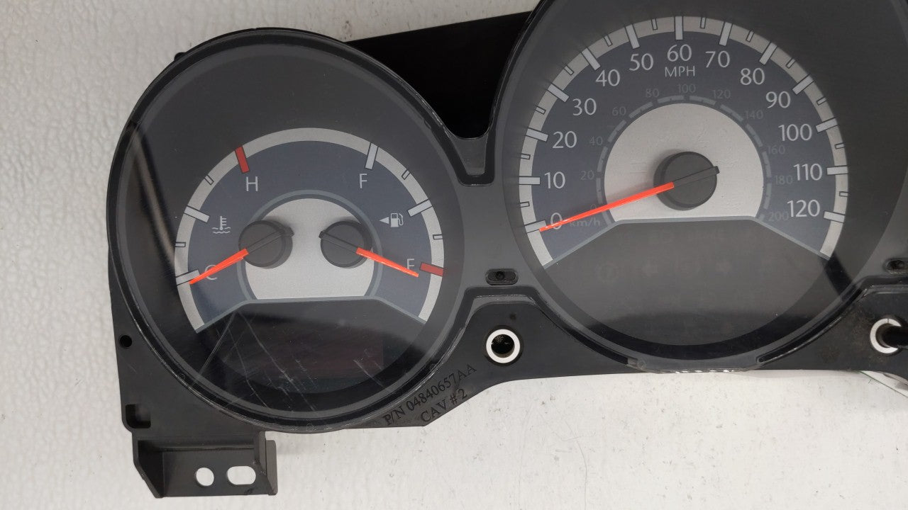 2011-2014 Chrysler 200 Instrument Cluster Speedometer Gauges P/N:P56046514AE P56046911AC, 0484659AA Fits Fits 2011 2012 2013