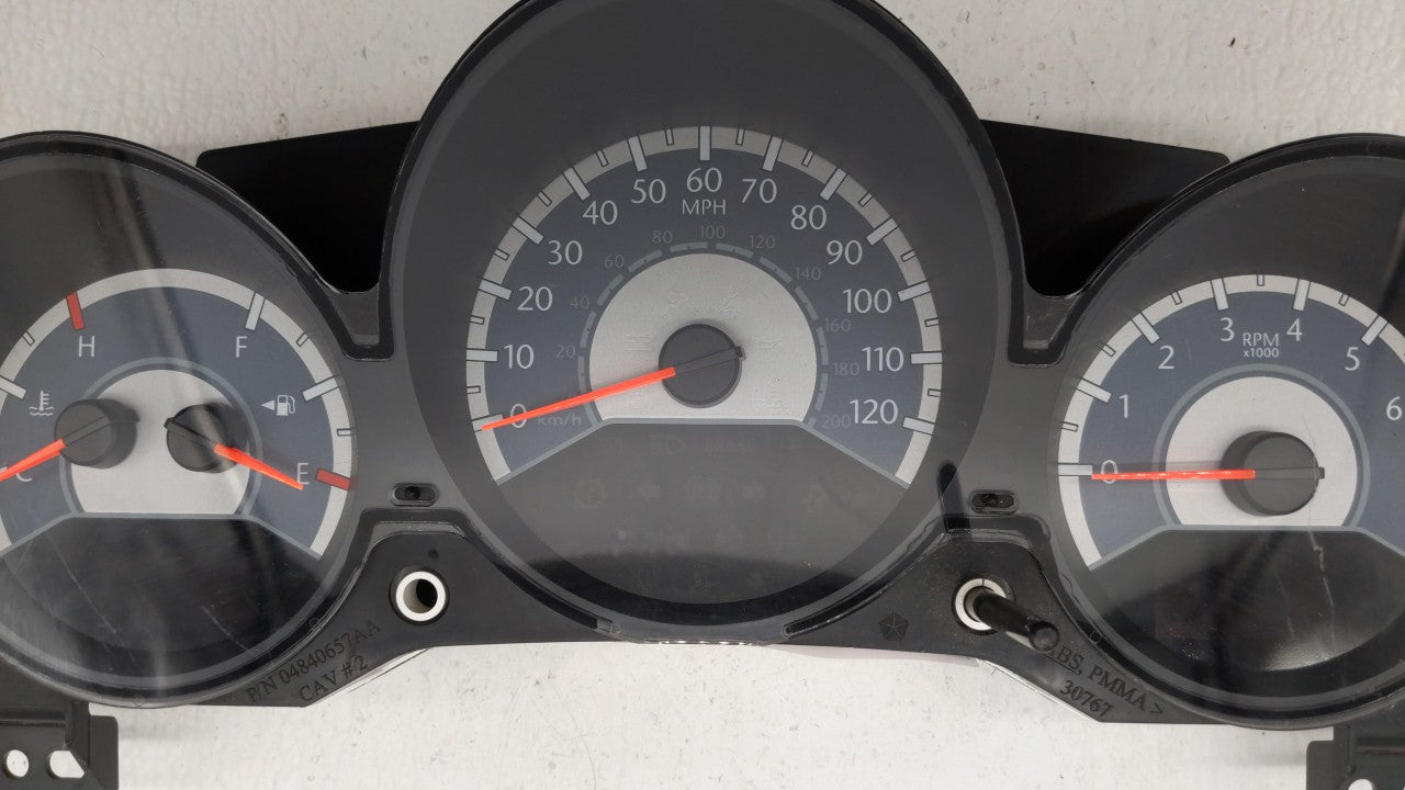 2011-2014 Chrysler 200 Instrument Cluster Speedometer Gauges P/N:P56046514AE P56046911AC, 0484659AA Fits Fits 2011 2012 2013