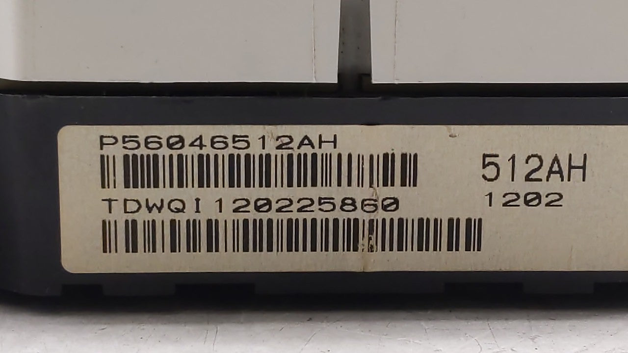 2011-2014 Chrysler 200 Instrument Cluster Speedometer Gauges P/N:P56046514AE P56046911AC, 0484659AA Fits Fits 2011 2012 2013