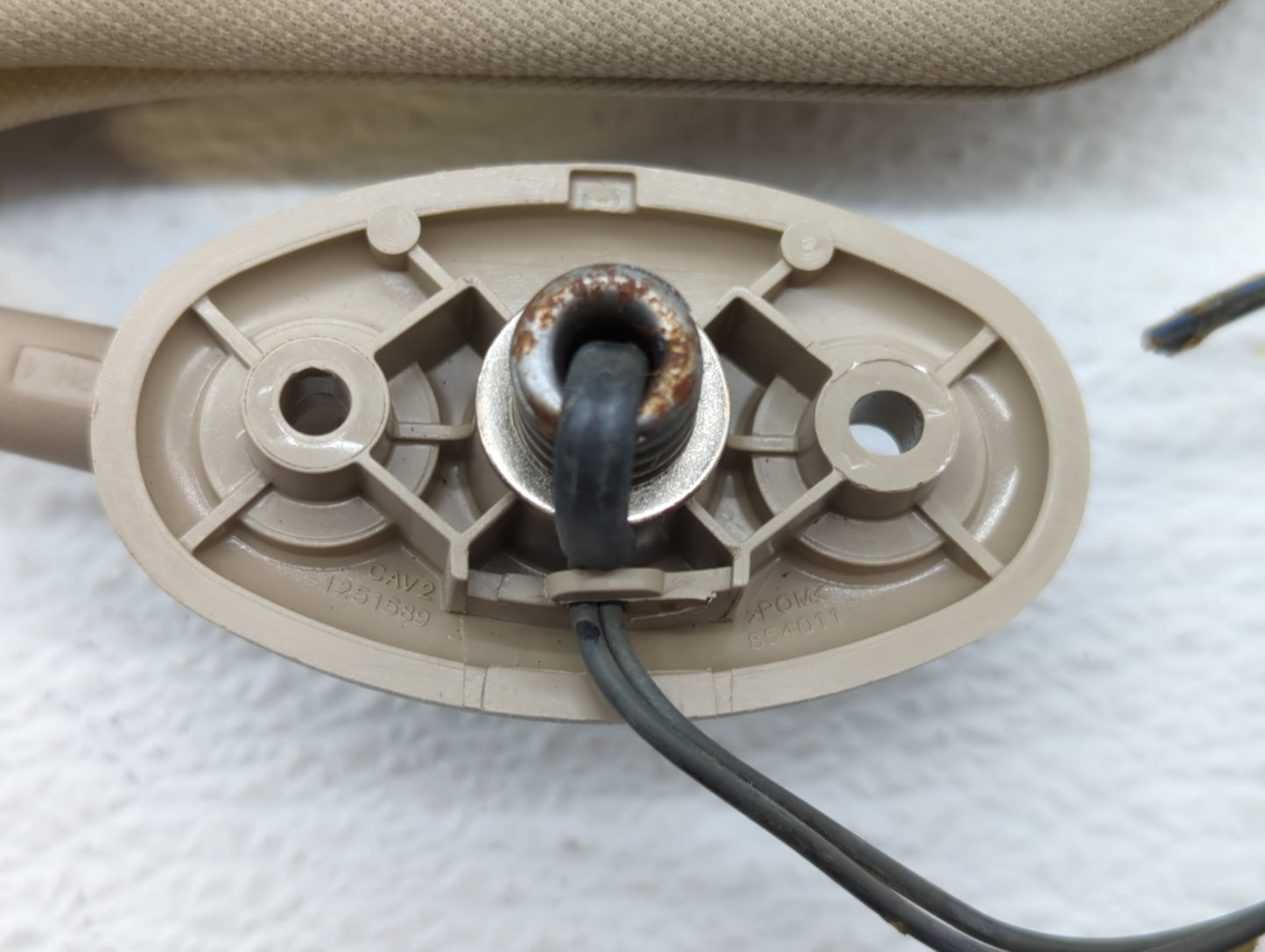 2011-2014 Chrysler 200 Sun Visor Shade Replacement Passenger Right Mirror Fits Fits 2011 2012 2013 2014 OEM Used Auto Parts 