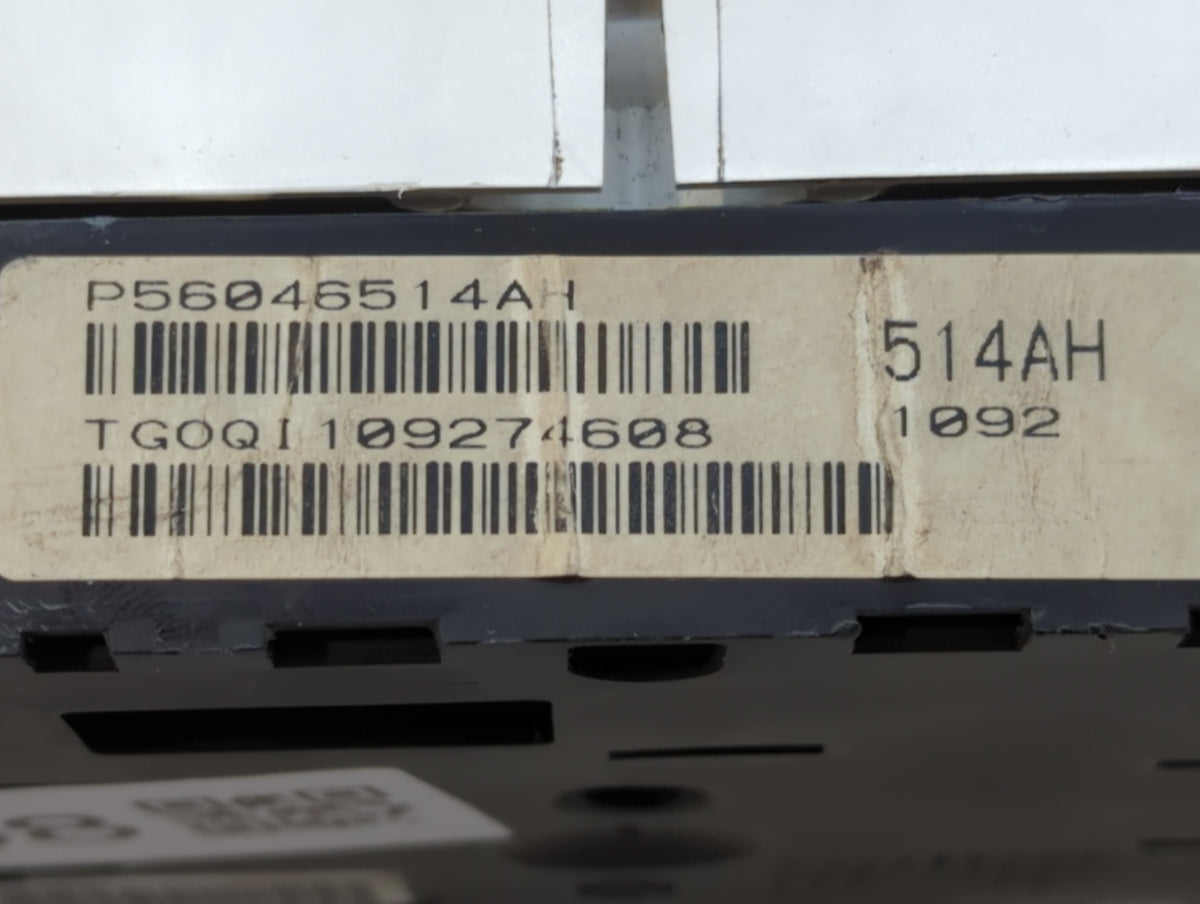 2011-2014 Chrysler 200 Instrument Cluster Speedometer Gauges P/N:P56046514AF P56046512AH Miles: Fits Fits 2011 2012 2013 201