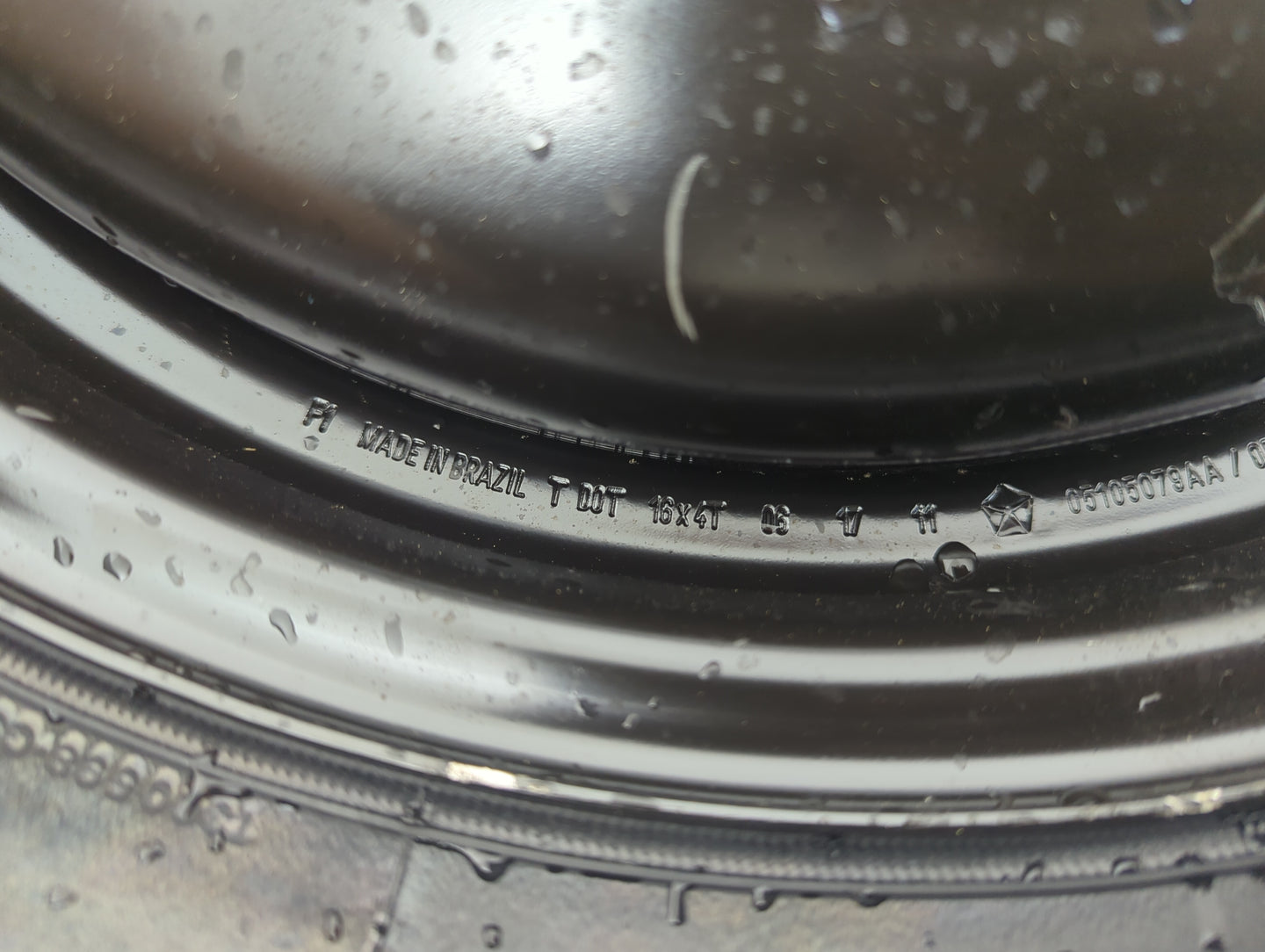 2012 Chrysler 200 Spare Donut Tire Wheel Rim Oem - Oemusedautoparts1.com