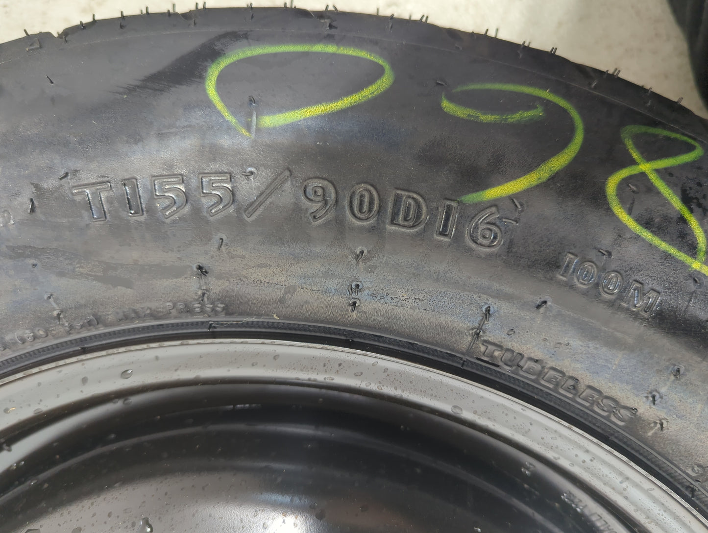 2012 Chrysler 200 Spare Donut Tire Wheel Rim Oem - Oemusedautoparts1.com