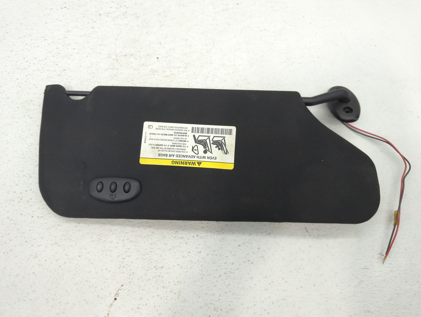 2011-2014 Chrysler 200 Sun Visor Shade Replacement Driver Left Mirror Fits Fits 2011 2012 2013 2014 OEM Used Auto Parts - Oe