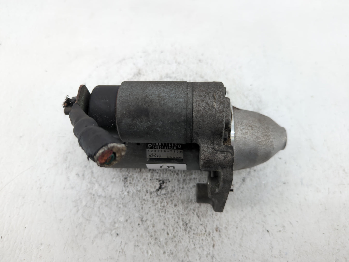 2011-2014 Chrysler 200 Car Starter Motor Solenoid OEM P/N:428000-7200 04801839AB Fits Fits 2011 2012 2013 2014 OEM Used Auto
