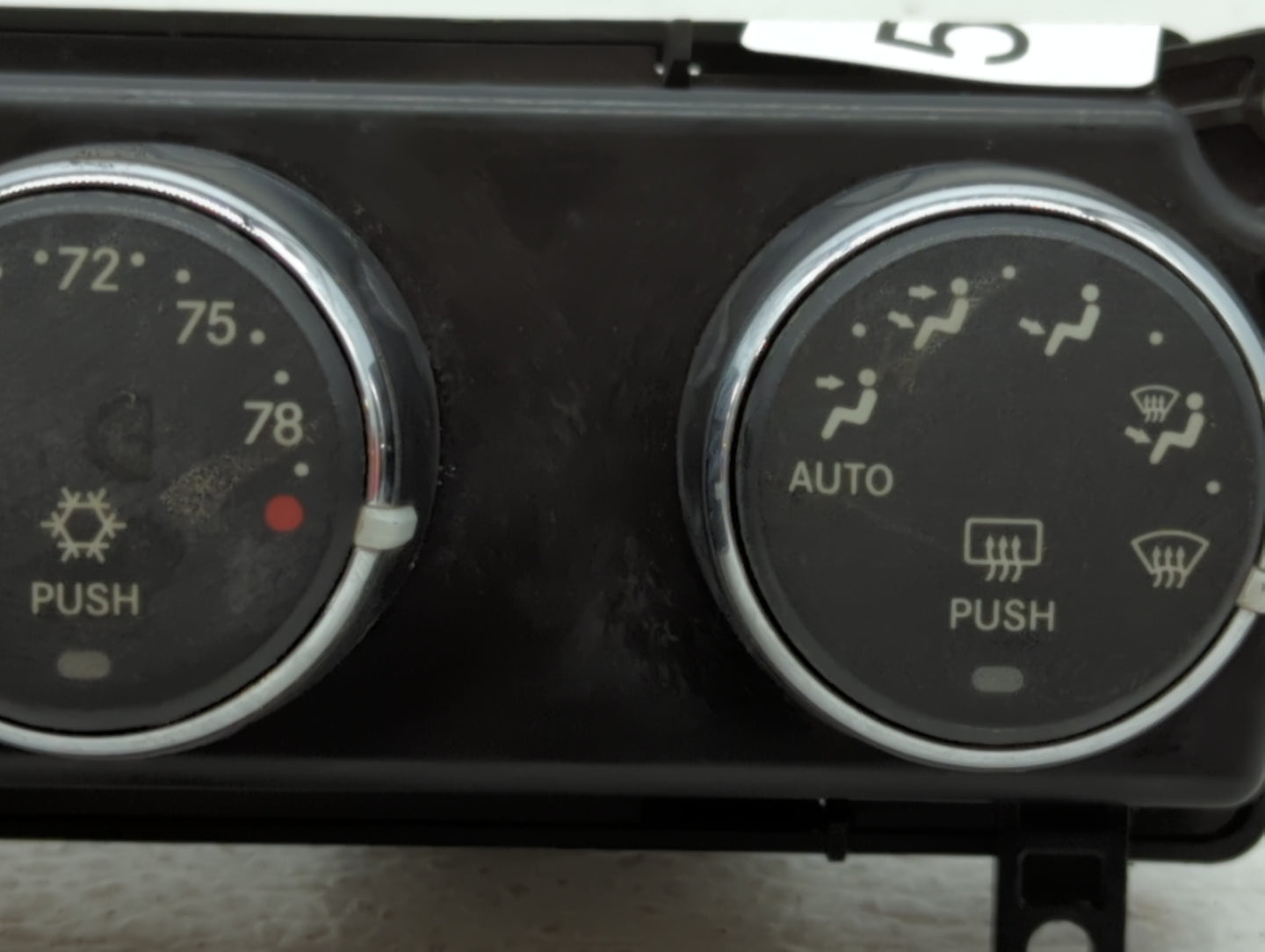2011-2014 Chrysler 200 Climate Control Module Temperature AC/Heater Replacement P/N:1SW68DX8AD P55111888AI Fits OEM Used Aut