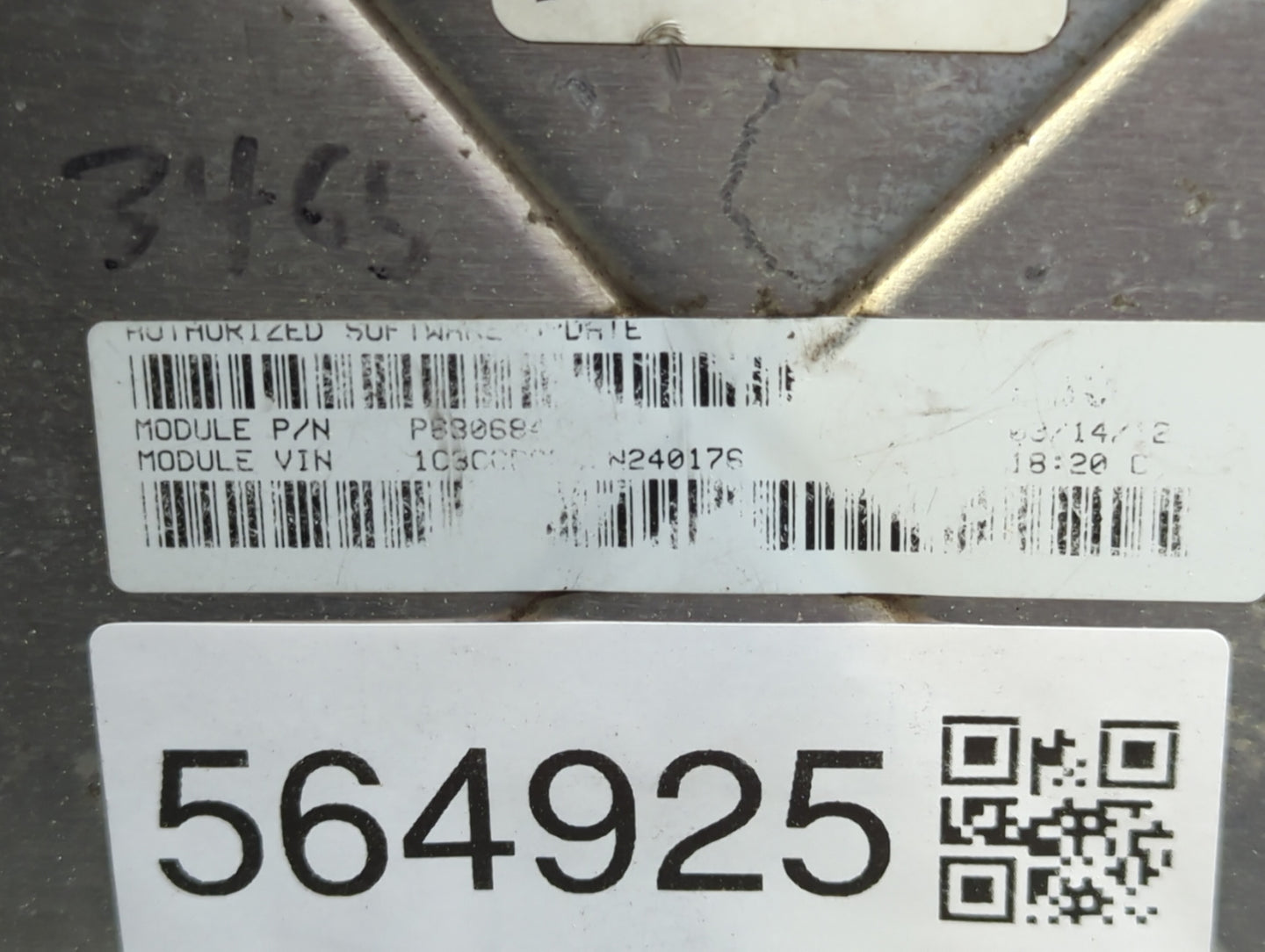 2012 Chrysler 200 PCM Engine Control Computer ECU ECM PCU OEM P/N:P0515065AA Fits OEM Used Auto Parts - Oemusedautoparts1.co