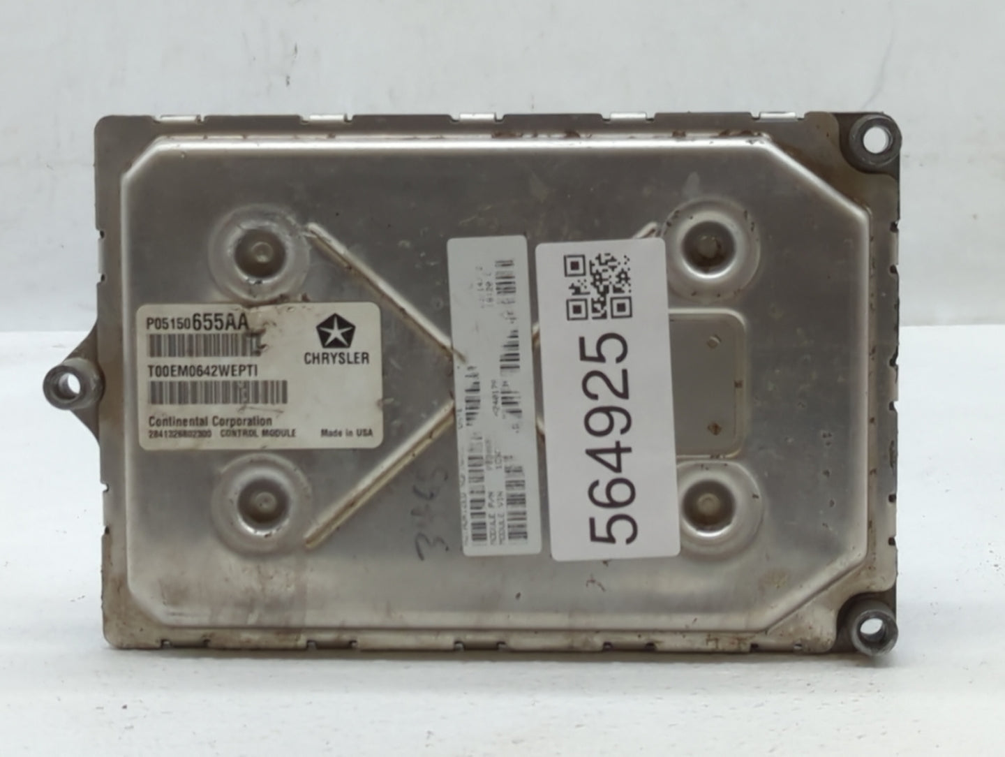 2012 Chrysler 200 PCM Engine Control Computer ECU ECM PCU OEM P/N:P0515065AA Fits OEM Used Auto Parts - Oemusedautoparts1.co