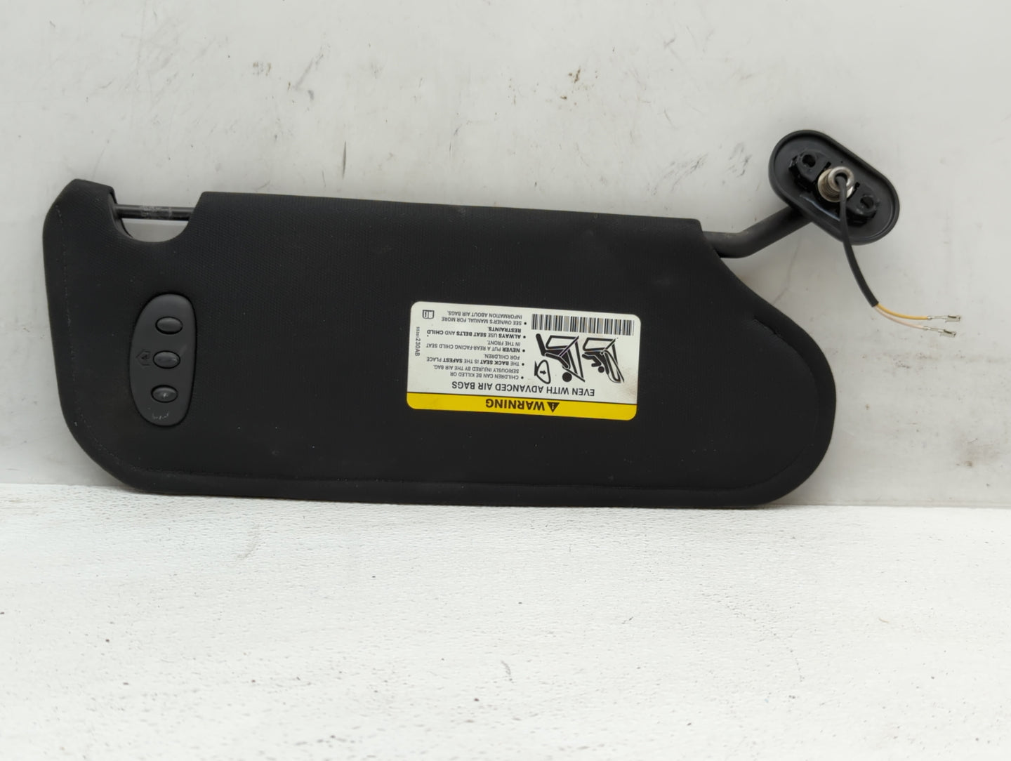 2011-2014 Chrysler 200 Sun Visor Shade Replacement Passenger Right Mirror Fits Fits 2011 2012 2013 2014 OEM Used Auto Parts 