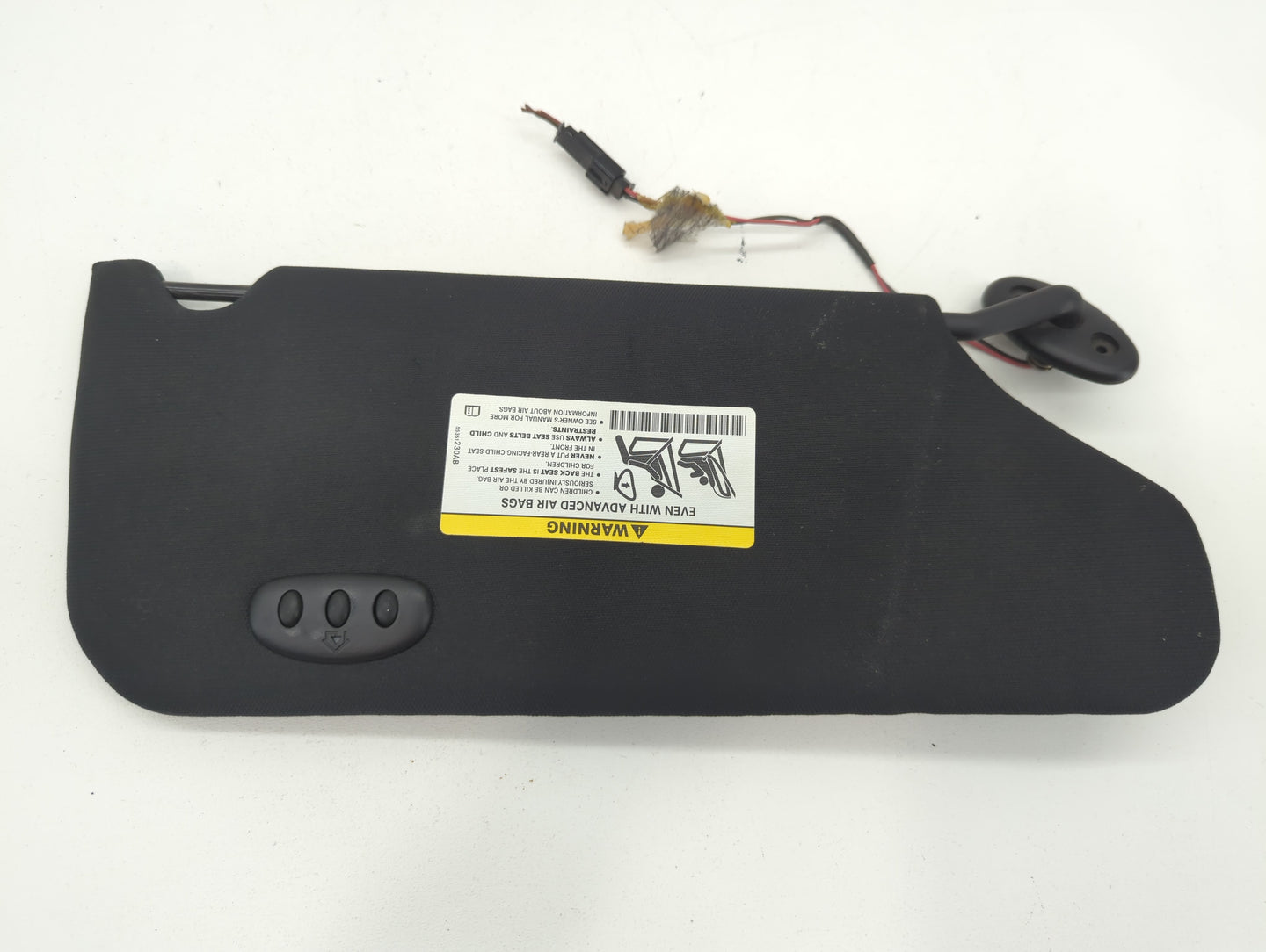 2011-2014 Chrysler 200 Sun Visor Shade Replacement Driver Left Mirror Fits Fits 2011 2012 2013 2014 OEM Used Auto Parts - Oe