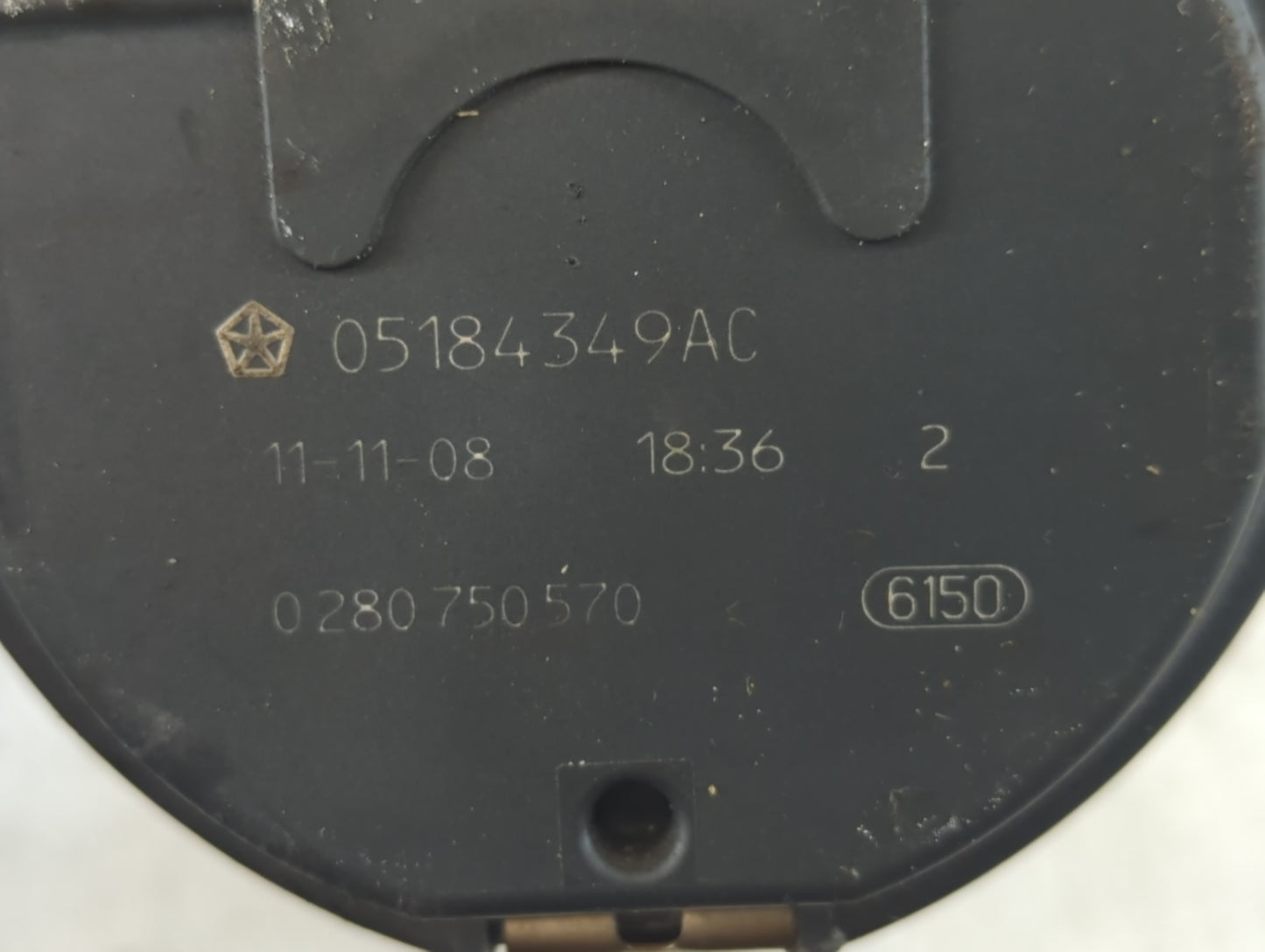2011-2017 Chrysler 200 Throttle Body P/N:0 280 750 570 05184349AC Fits OEM Used Auto Parts - Oemusedautoparts1.com