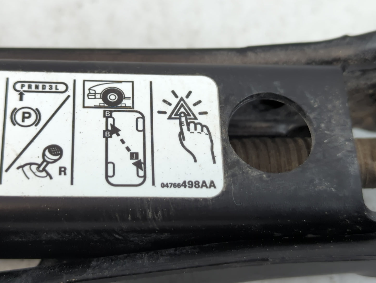 2012 Chrysler 200 Spare Scissor Car Jack - Oemusedautoparts1.com