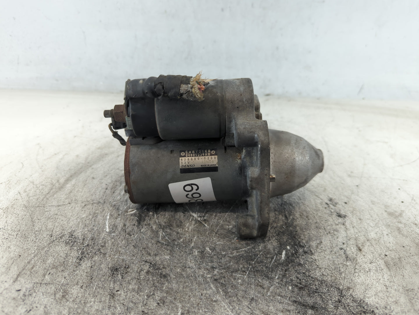 2011-2014 Chrysler 200 Car Starter Motor Solenoid OEM P/N:428000-7200 04801839AB Fits Fits 2011 2012 2013 2014 OEM Used Auto
