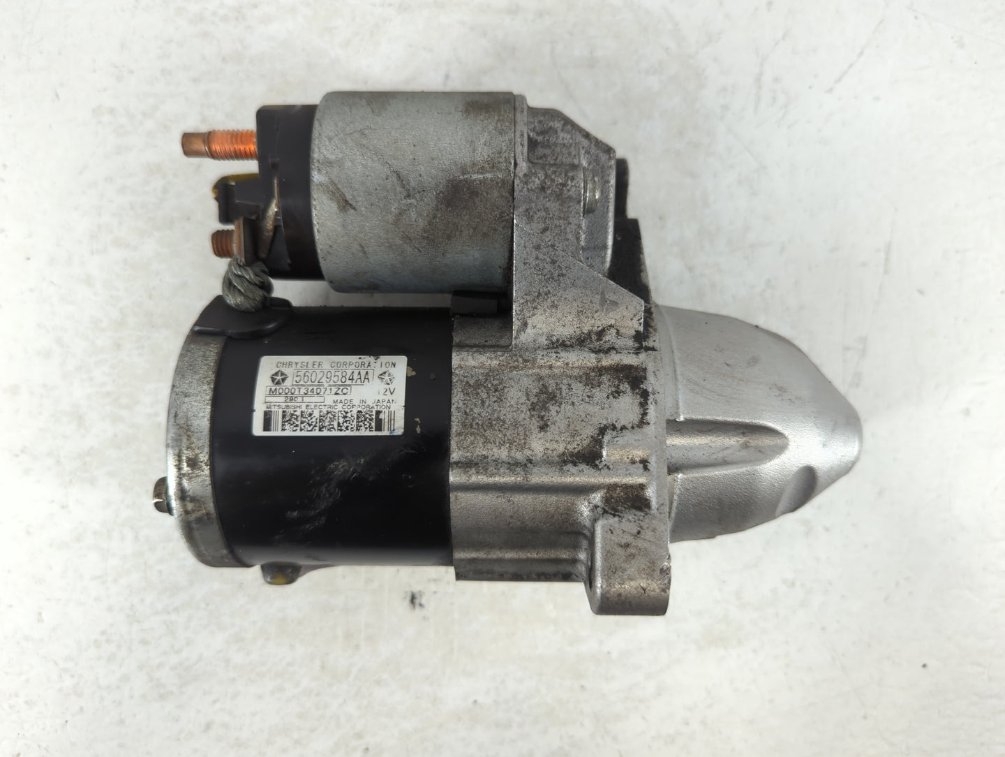 2012 Chrysler 200 Car Starter Motor Solenoid OEM P/N:M000T34071ZC 56029584AA Fits OEM Used Auto Parts - Oemusedautoparts1.co