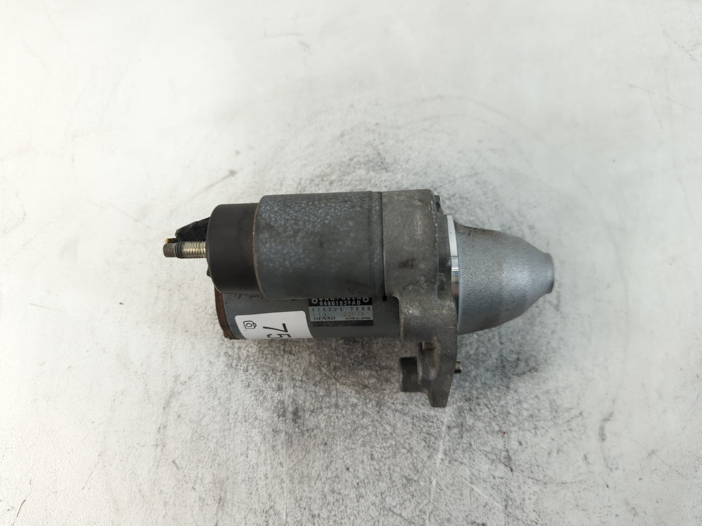 2011-2014 Chrysler 200 Car Starter Motor Solenoid OEM P/N:04801839AB 428000-7200 Fits Fits 2011 2012 2013 2014 OEM Used Auto