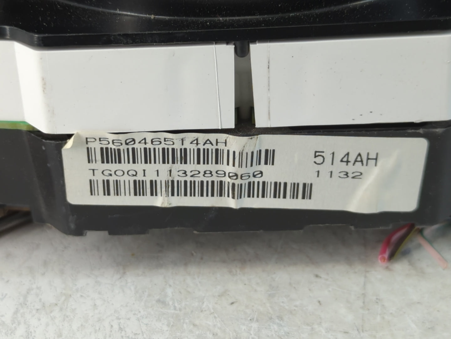 2012 Chrysler 200 Instrument Cluster Speedometer Gauges P/N:P56946514AH Fits OEM Used Auto Parts - Oemusedautoparts1.com