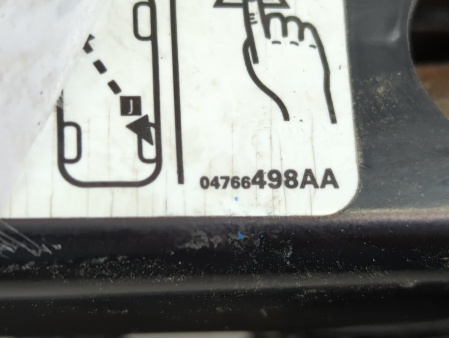 2012 Chrysler 300 Spare Scissor Car Jack - Oemusedautoparts1.com