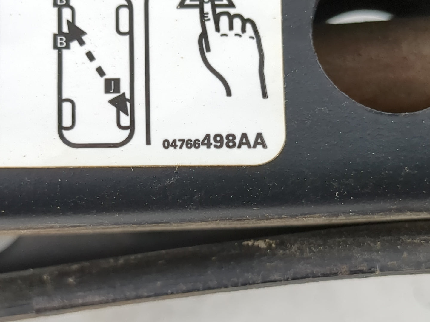 2012 Chrysler 300 Spare Scissor Car Jack - Oemusedautoparts1.com