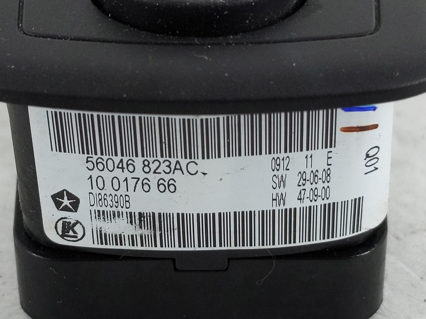 2011-2014 Chrysler 300 Master Power Window Switch Replacement Driver Side Left P/N:56046 823AC Fits OEM Used Auto Parts - Oe