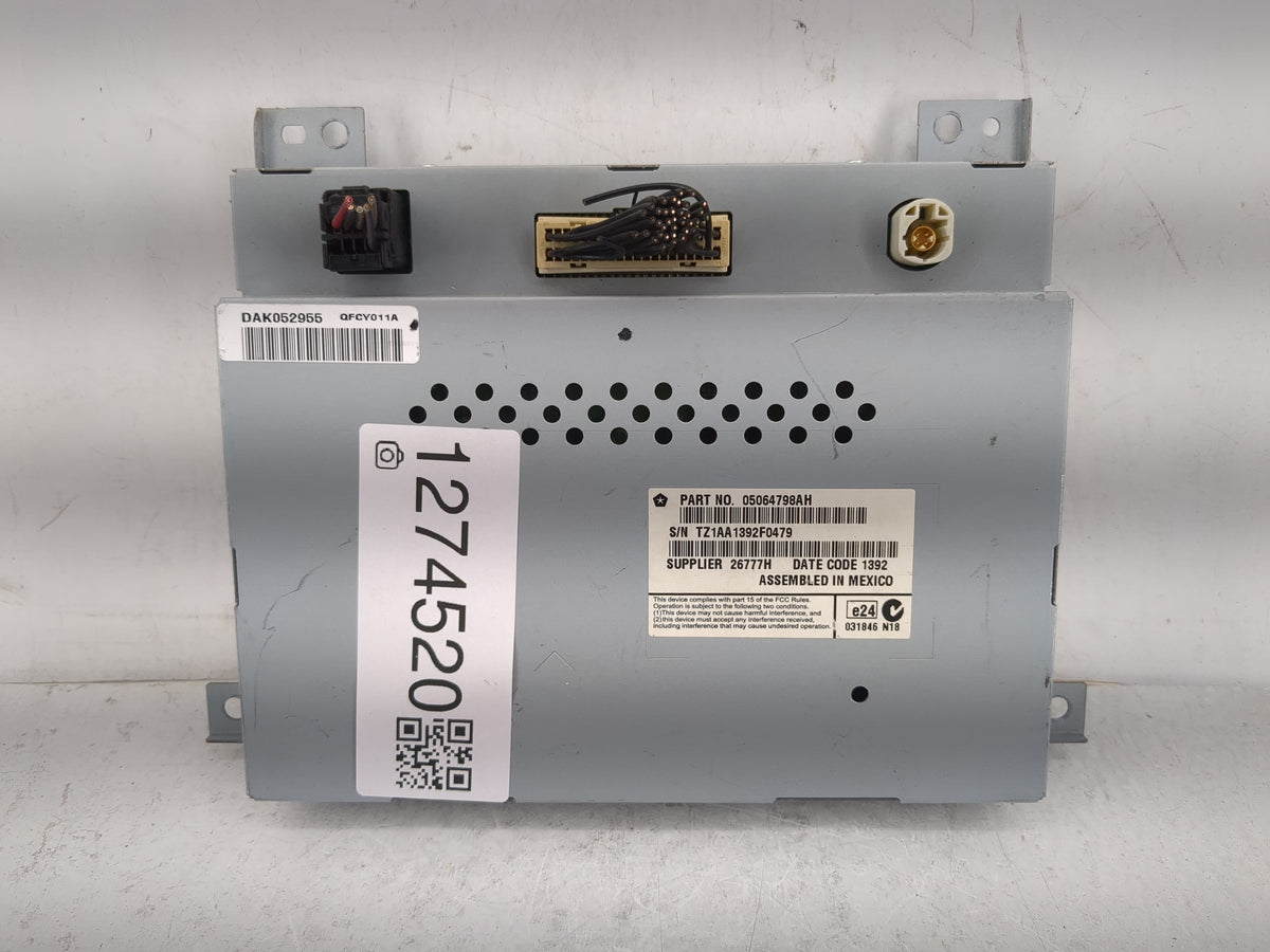 2011-2014 Chrysler 300 Information Radio Display Screen 1274520 - Oemusedautoparts1.com