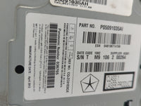 2012-2014 Chrysler 300 Radio AM FM Cd Player Receiver Replacement P/N:P05091035AI Fits Fits 2012 2013 2014 OEM Used Auto Par