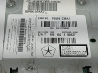 2012 Chrysler 300 Radio AM FM Cd Player Receiver Replacement P/N:P05091038AJ Fits OEM Used Auto Parts - Oemusedautoparts1.co
