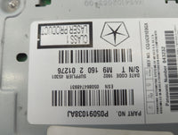 2012 Chrysler 300 Radio AM FM Cd Player Receiver Replacement P/N:P05091038AJ CQ-UC01E0GX Fits OEM Used Auto Parts - Oemuseda