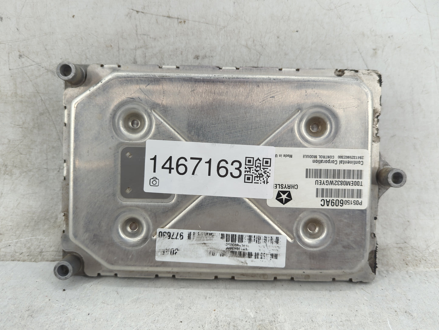 2012 Chrysler 300 PCM Engine Control Computer ECU ECM PCU OEM P/N:P05150609AC T00EM0832WGYEU Fits OEM Used Auto Parts - Oemu
