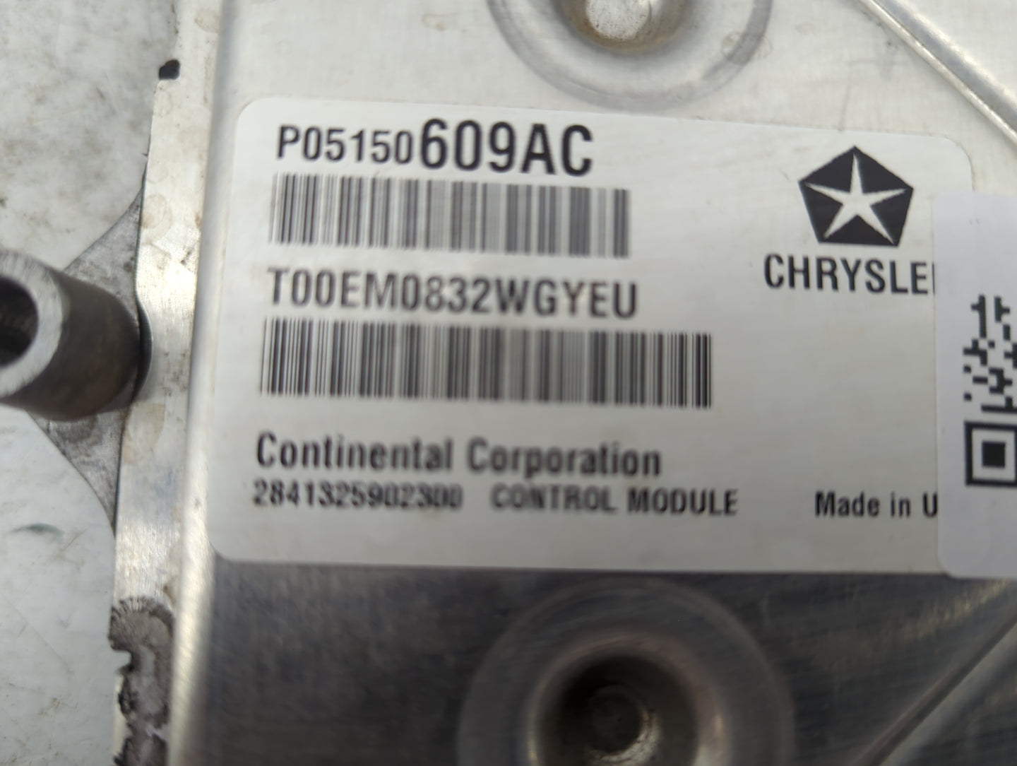 2012 Chrysler 300 PCM Engine Control Computer ECU ECM PCU OEM P/N:P05150609AC T00EM0832WGYEU Fits OEM Used Auto Parts - Oemu