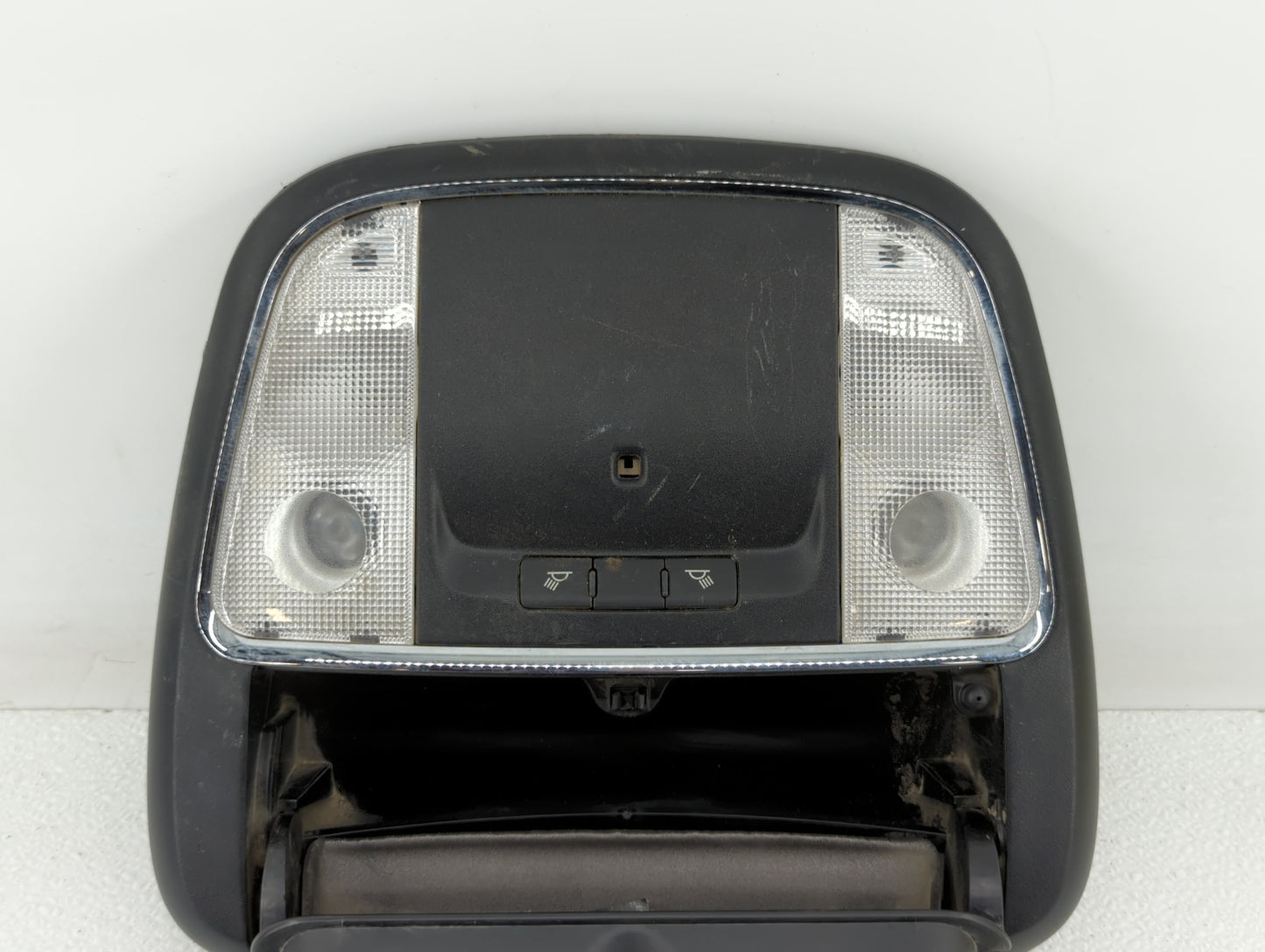 2011-2012 Chrysler 300 Overhead Roof Console Interior Dome Light Black - Oemusedautoparts1.com