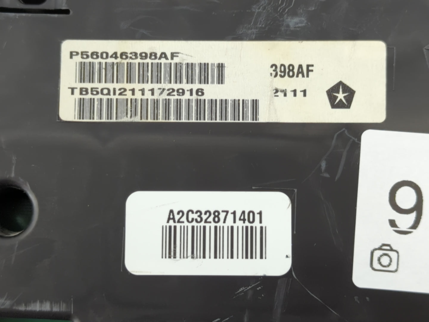 2012 Chrysler 300 Instrument Cluster Speedometer Gauges P/N:P56046398AF Fits OEM Used Auto Parts - Oemusedautoparts1.com