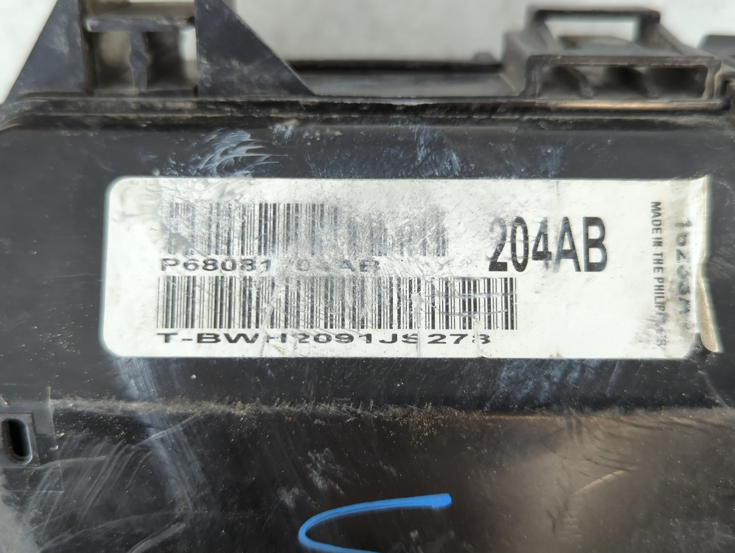 2012-2014 Chrysler 300 Fusebox Fuse Box Panel Relay Module P/N:P6808104AB Fits Fits 2012 2013 2014 OEM Used Auto Parts - Oem