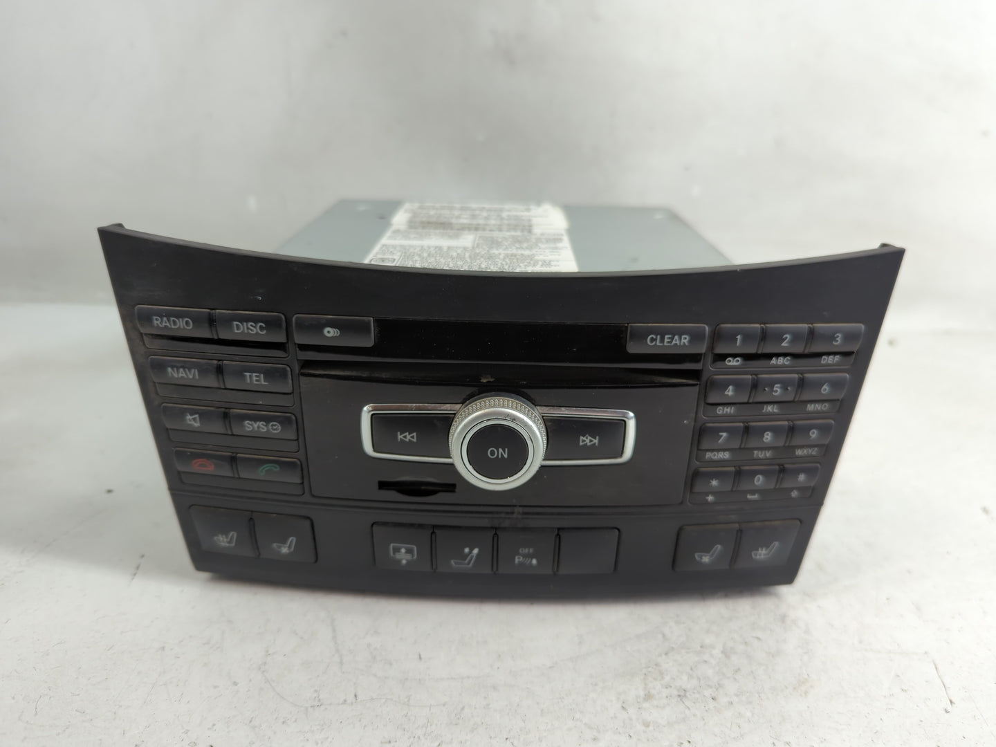 2012 Chrysler E Class Radio AM FM Cd Player Receiver Replacement P/N:A 212 900 60 14 Fits OEM Used Auto Parts - Oemusedautop