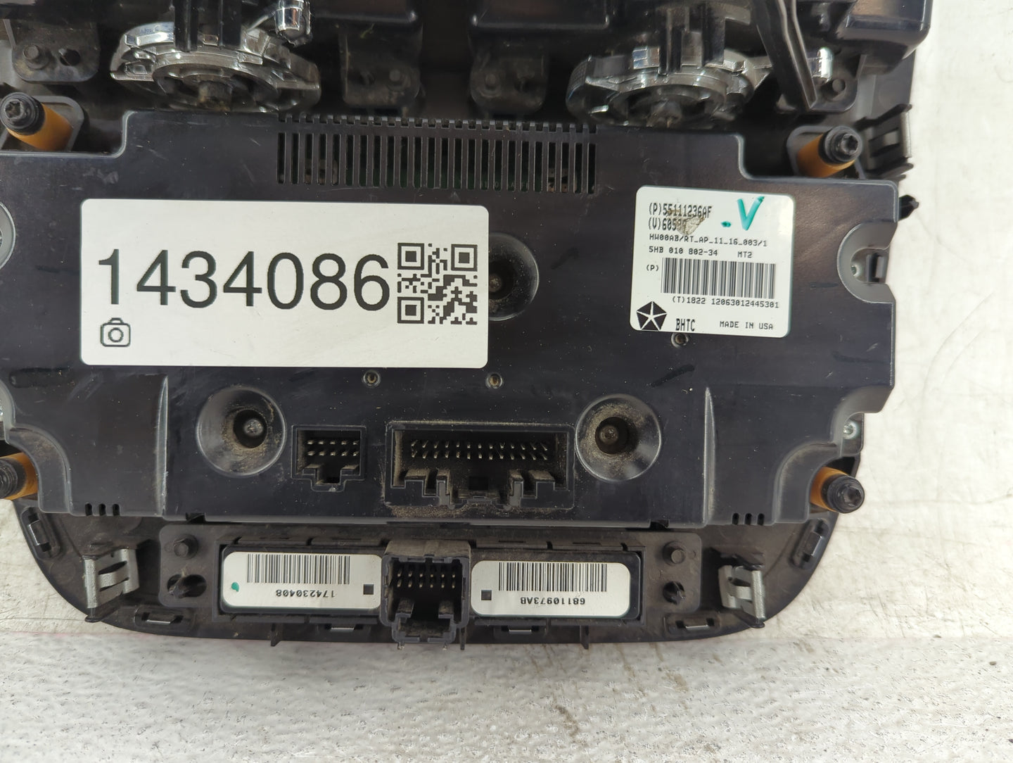 2012 Chrysler Town and Country Climate Control Module Temperature AC/Heater Replacement P/N:55111236AF P56046741AA Fits OEM 
