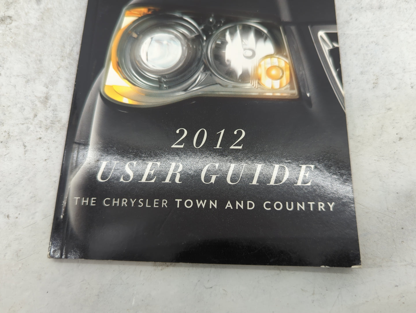 2012 Chrysler Town and Country Owners Manual Book Guide P/N:12Y531-926-AA OEM Used Auto Parts - Oemusedautoparts1.com