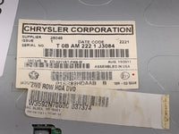 Chrysler Town And Country Information Display Screen Tan - Oemusedautoparts1.com