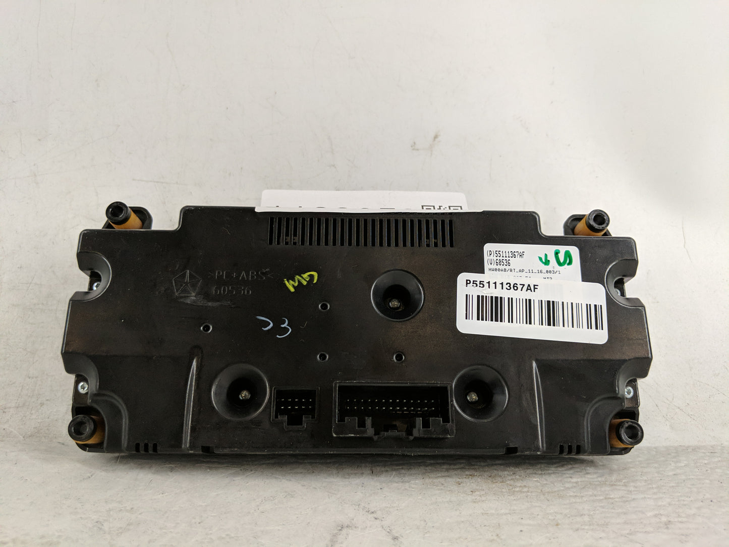 2011-2016 Chrysler Town & Country Climate Control Module Temperature AC/Heater Replacement P/N:P55111367AF Fits OEM Used Aut