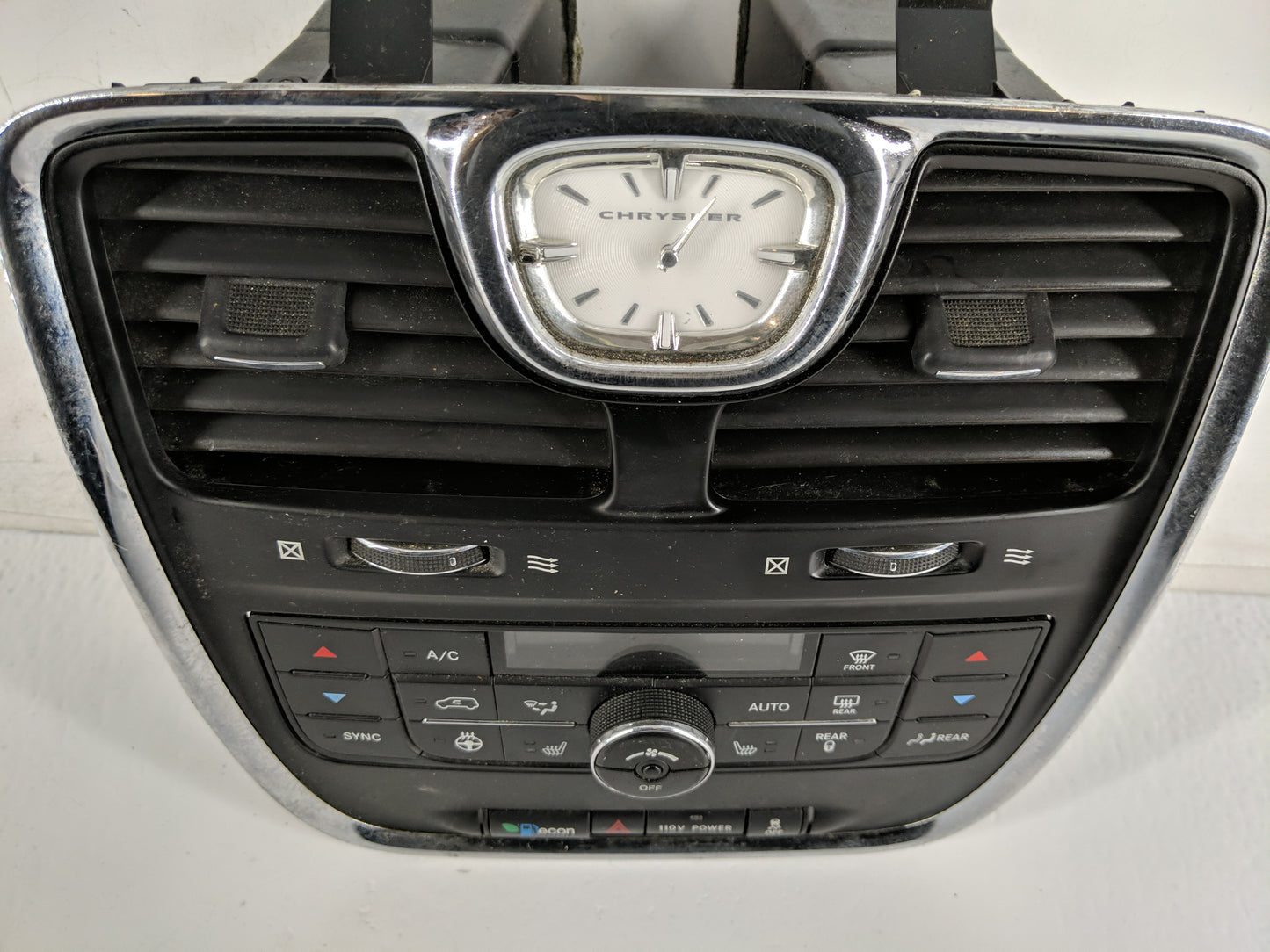 2011-2016 Chrysler Town & Country Climate Control Module Temperature AC/Heater Replacement P/N:55111367AF Fits OEM Used Auto