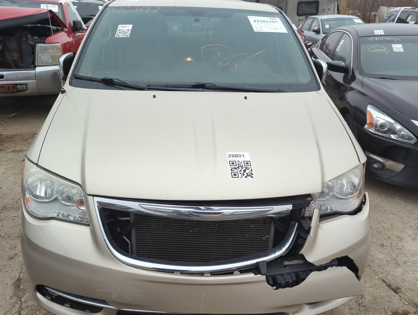 2011-2016 Chrysler Town & Country Hood Oem - Oemusedautoparts1.com