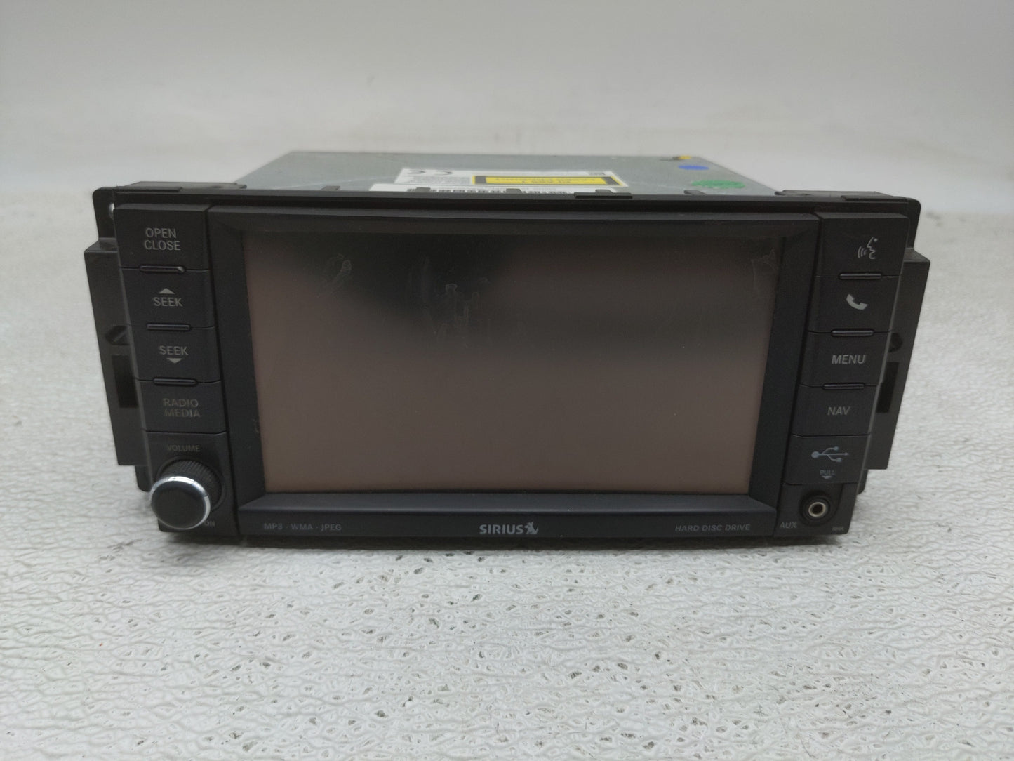 2012 Chrysler Town & Country Radio AM FM Cd Player Receiver Replacement P/N:P05091209AE Fits OEM Used Auto Parts - Oemusedau