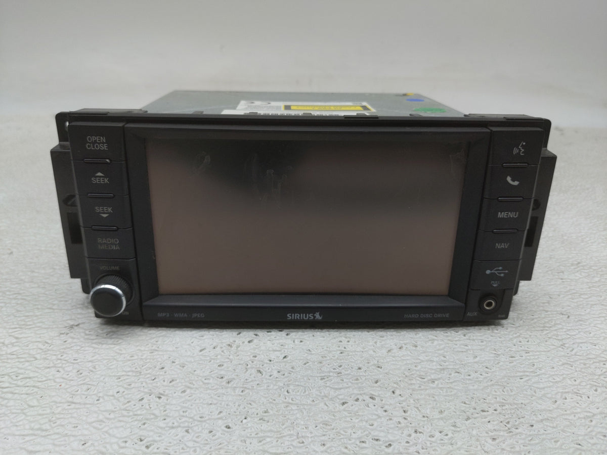 2012 Chrysler Town & Country Radio AM FM Cd Player Receiver Replacement P/N:P05091209AE OEM Used Auto Parts - Oemusedautopar