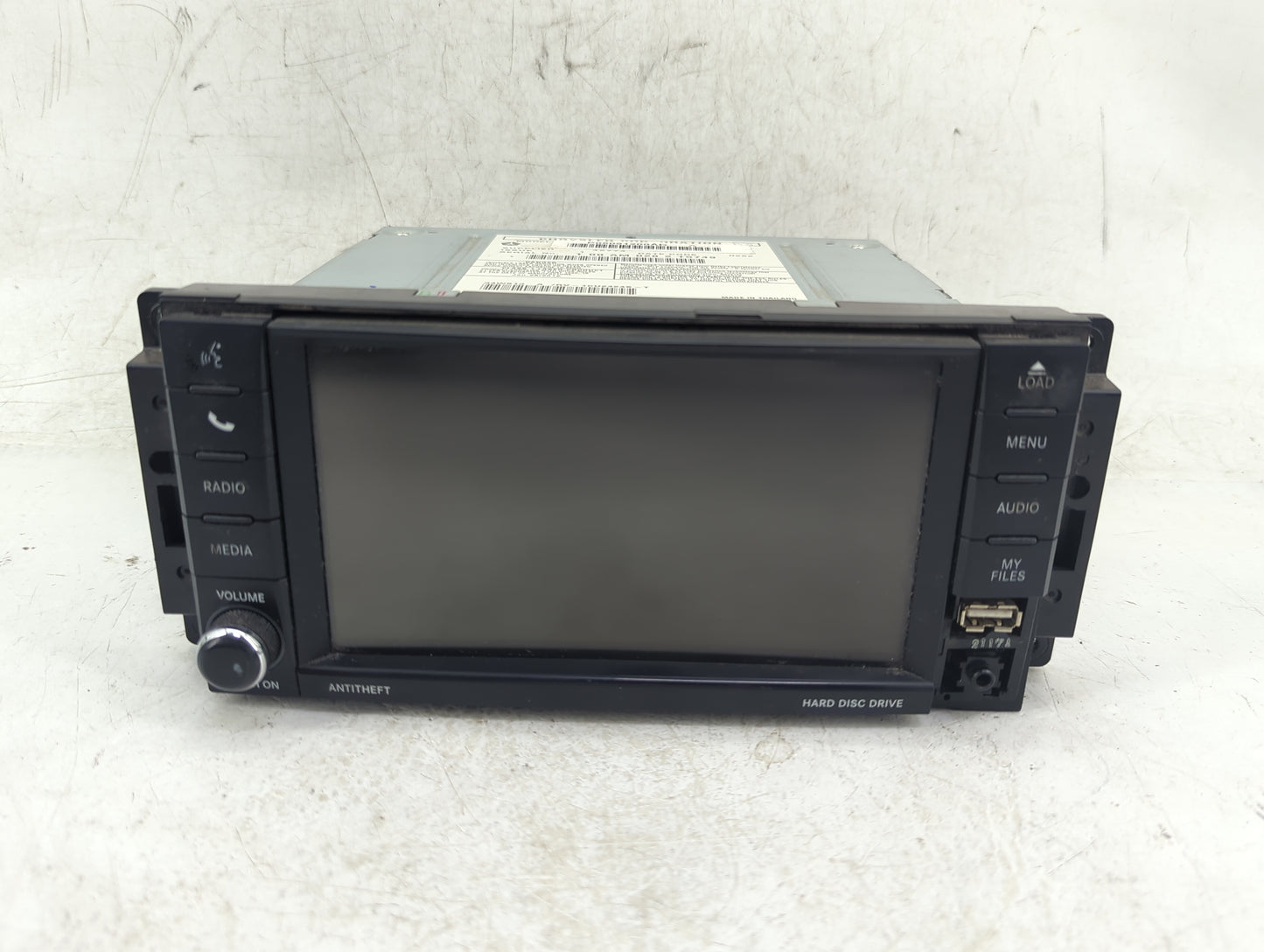 2012-2016 Chrysler Town & Country Radio AM FM Cd Player Receiver Replacement P/N:P05091200AD Fits OEM Used Auto Parts - Oemu