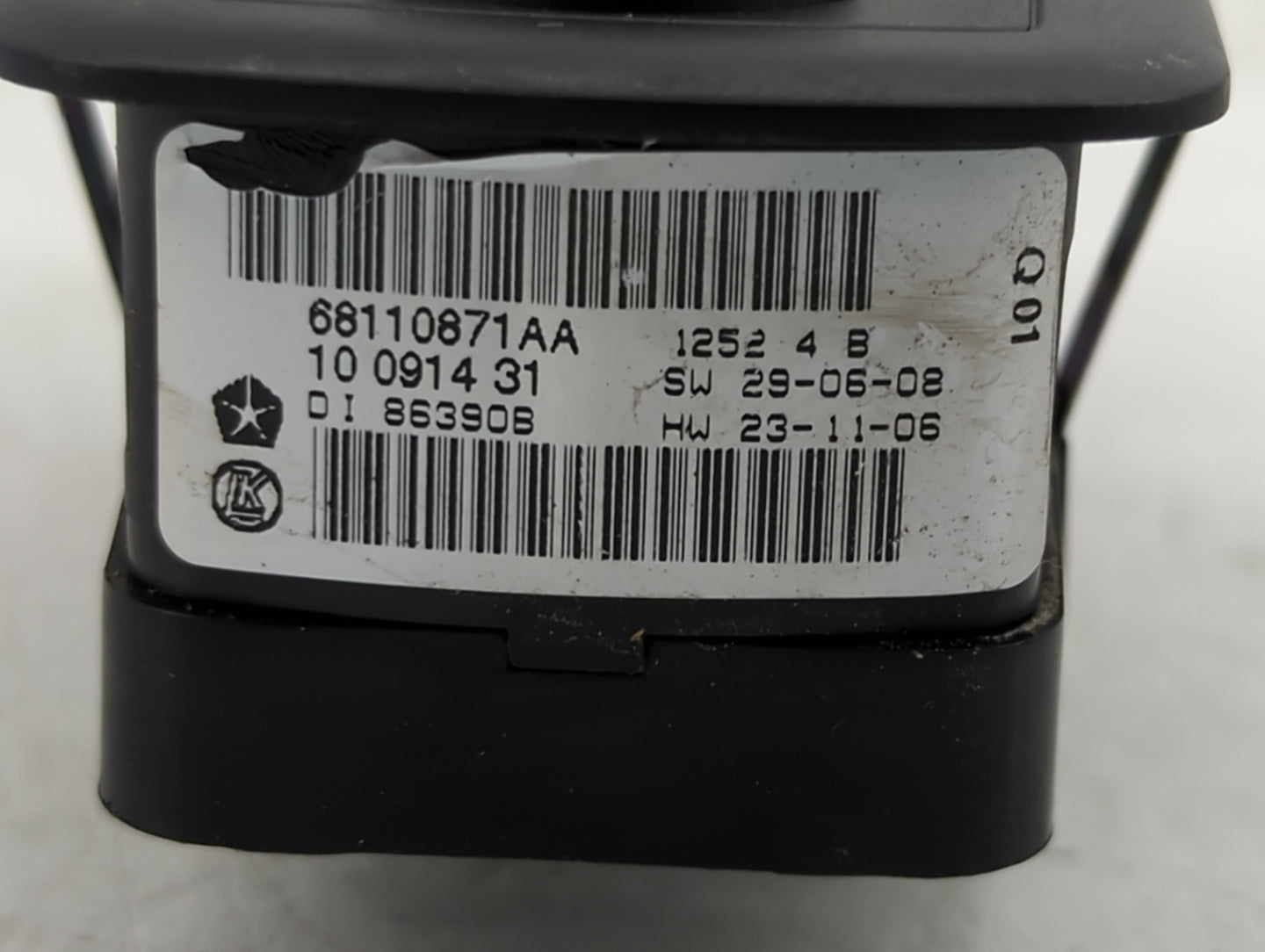 2012-2016 Chrysler Town & Country Master Power Window Switch Replacement Driver Side Left P/N:68110871AA Fits OEM Used Auto 