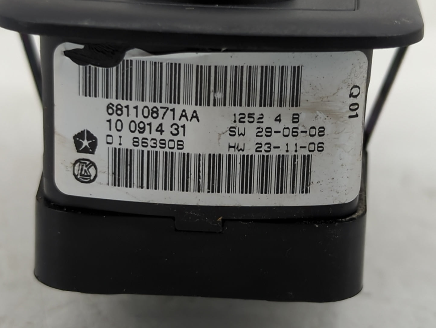 2012-2016 Chrysler Town & Country Master Power Window Switch Replacement Driver Side Left P/N:68110871AA Fits OEM Used Auto 