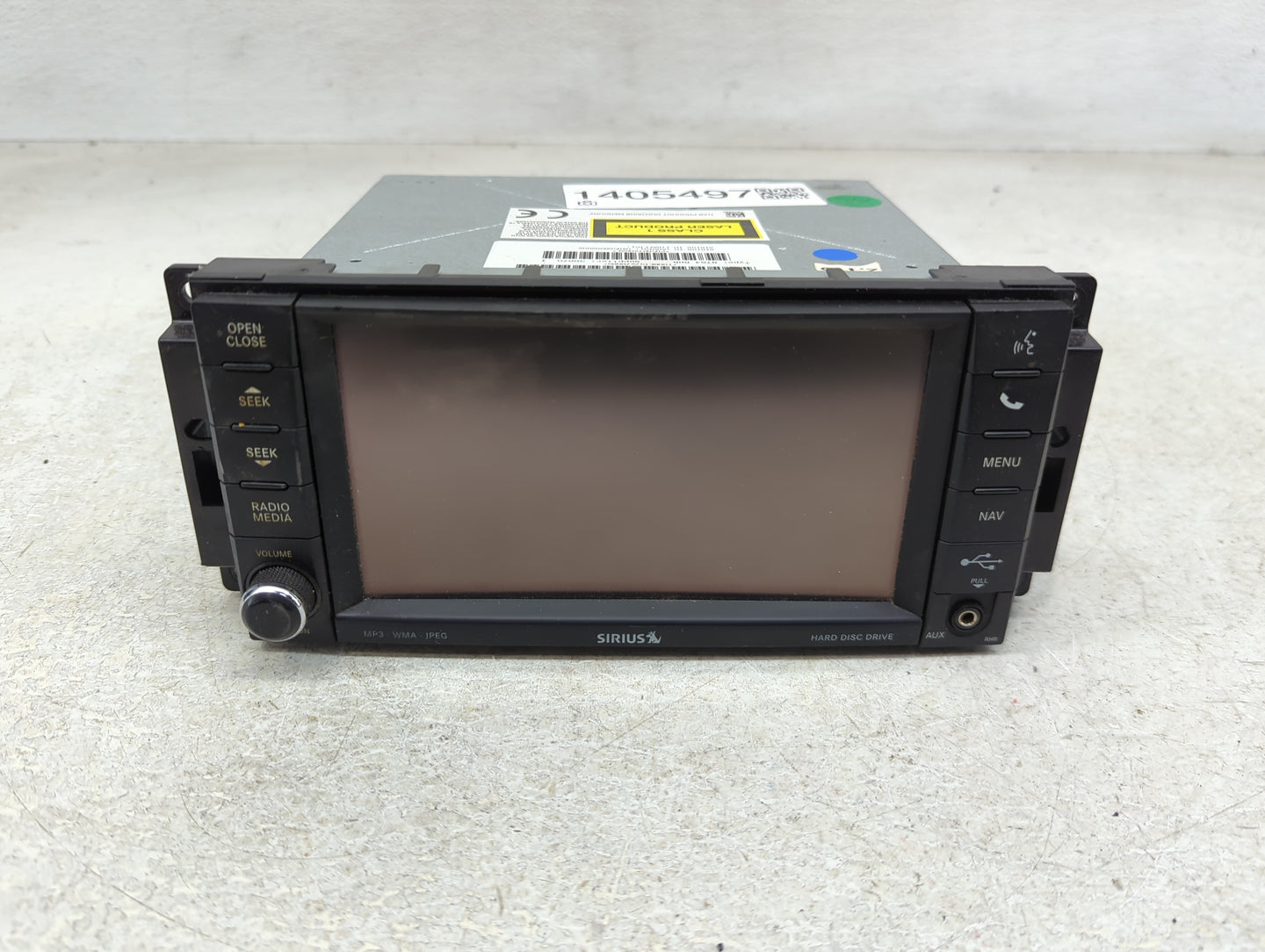 2012 Chrysler Town & Country Radio AM FM Cd Player Receiver Replacement P/N:P05091209AE Fits OEM Used Auto Parts - Oemusedau