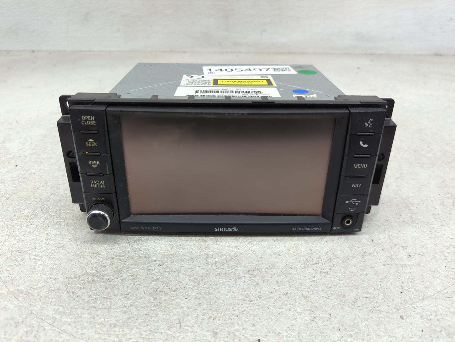 2012 Chrysler Town & Country Radio AM FM Cd Player Receiver Replacement P/N:P05091209AE Fits OEM Used Auto Parts - Oemusedau