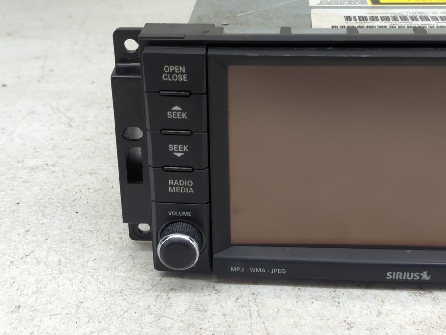 2012 Chrysler Town & Country Radio AM FM Cd Player Receiver Replacement P/N:P05091209AE Fits OEM Used Auto Parts - Oemusedau