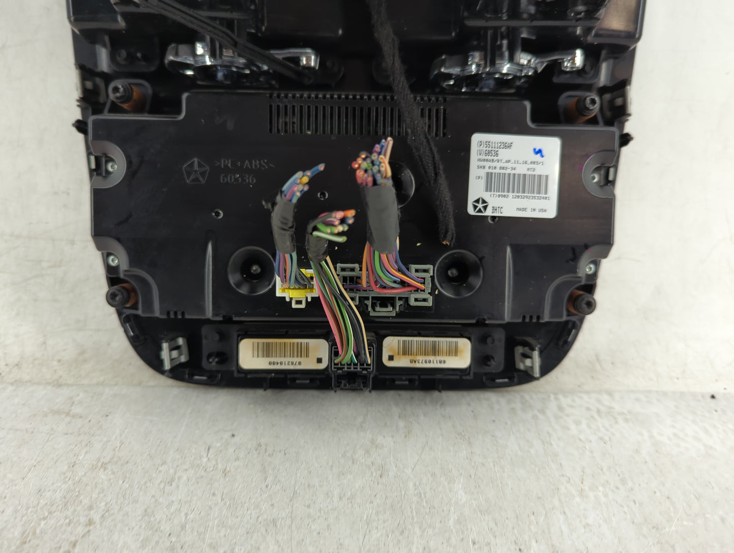 2011-2016 Chrysler Town & Country Climate Control Module Temperature AC/Heater Replacement P/N:55111236AF Fits OEM Used Auto