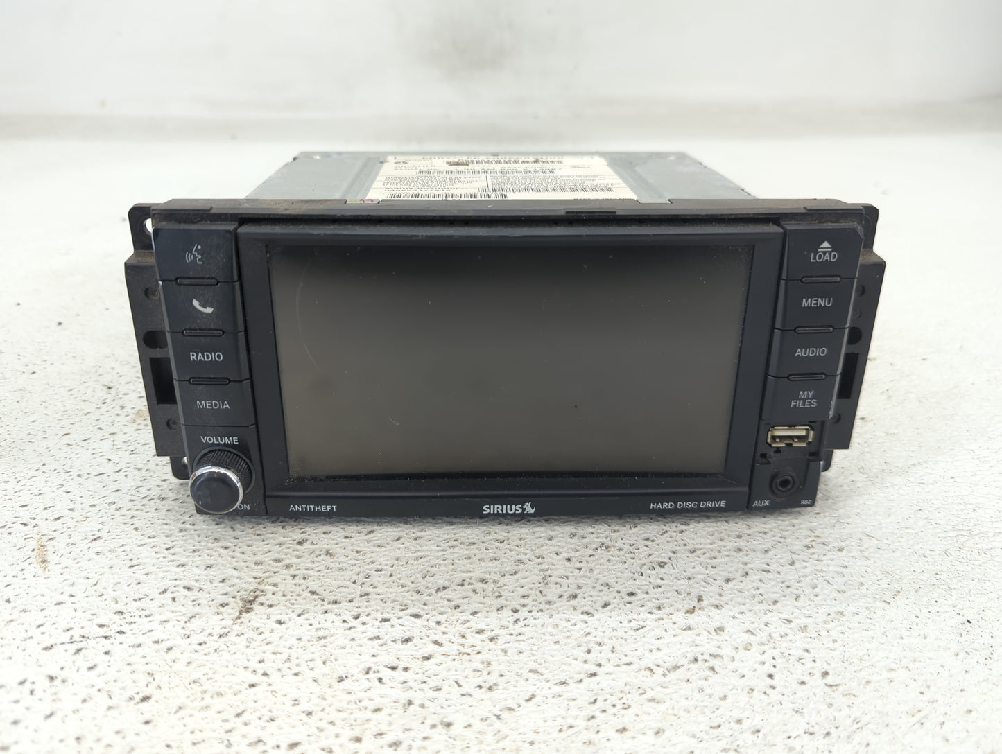 2012-2016 Chrysler Town & Country Radio AM FM Cd Player Receiver Replacement P/N:P05091201AD Fits OEM Used Auto Parts - Oemu